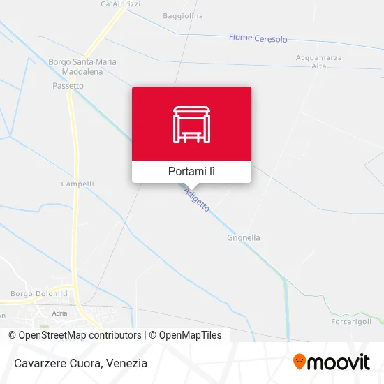 Mappa Cavarzere Cuora