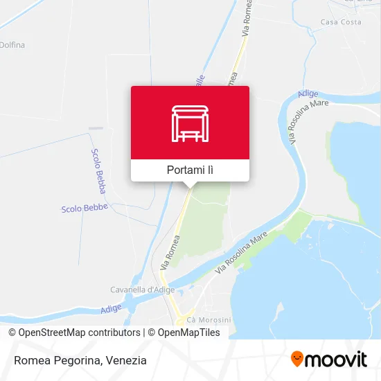 Mappa Romea Pegorina