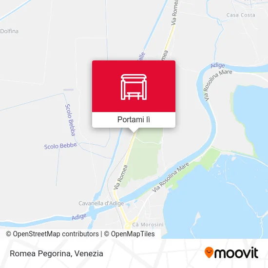 Mappa Romea Pegorina