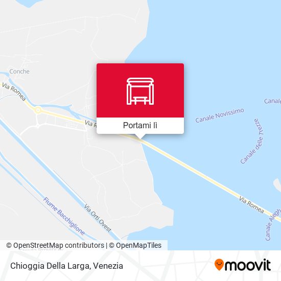 Mappa Chioggia Della Larga
