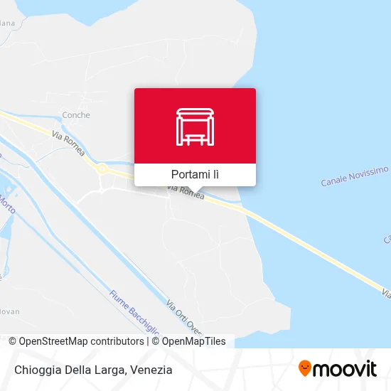Mappa Chioggia Della Larga