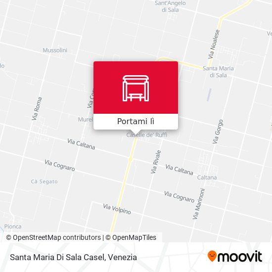 Mappa Santa Maria Di Sala Casel