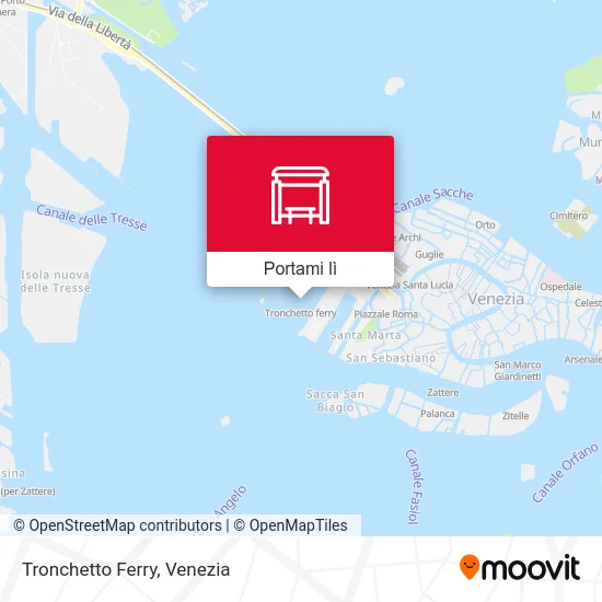 Mappa Tronchetto Ferry