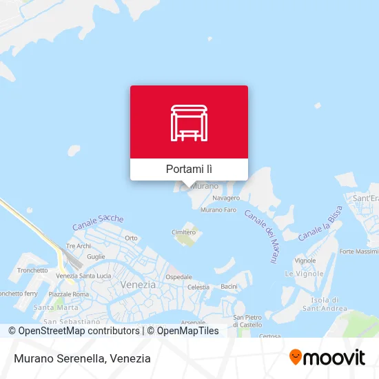 Mappa Murano Serenella