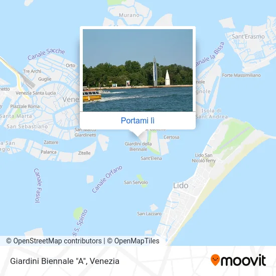 Mappa Giardini Biennale "A"