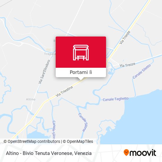 Mappa Altino - Bivio Tenuta Veronese