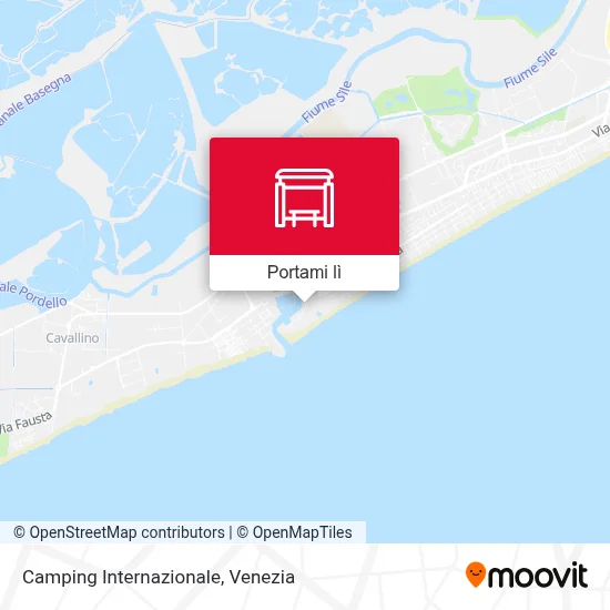 Mappa Camping Internazionale