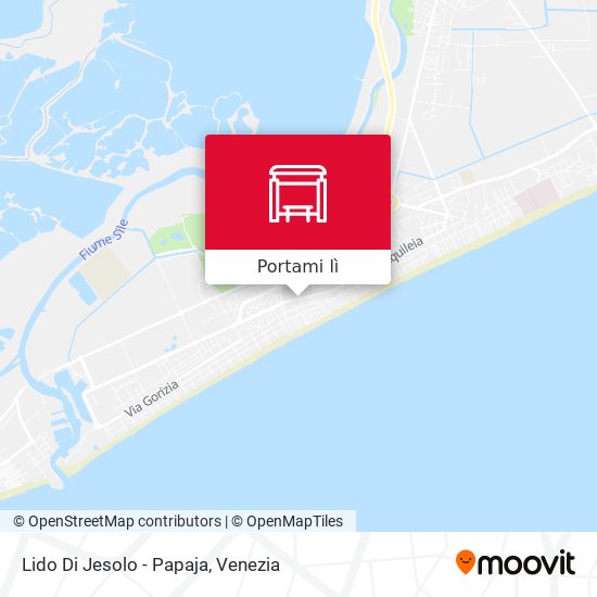 Mappa Lido Di Jesolo - Papaja