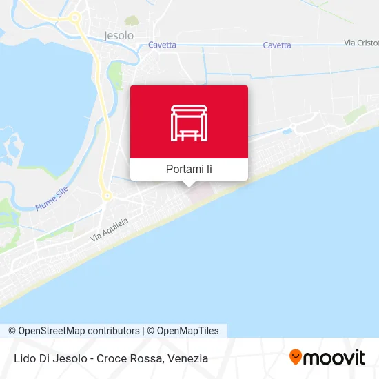 Mappa Lido Di Jesolo - Croce Rossa
