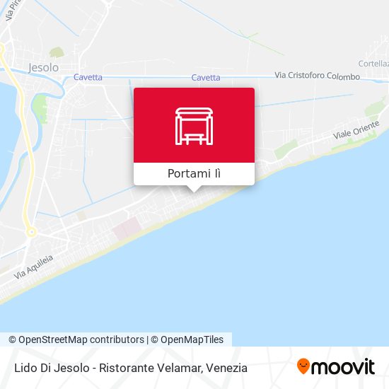 Mappa Lido Di Jesolo - Ristorante Velamar