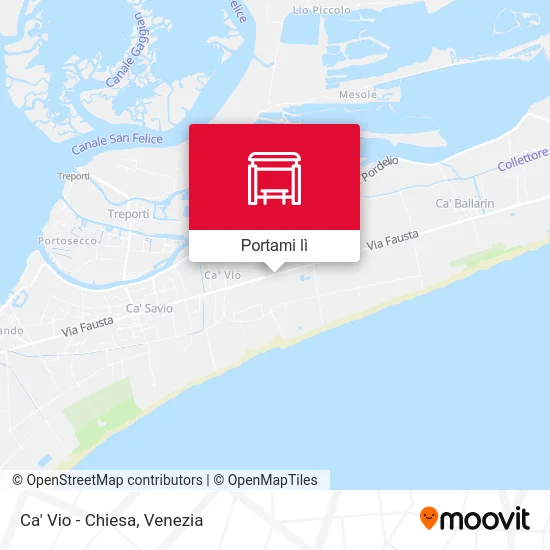 Mappa Ca' Vio - Chiesa
