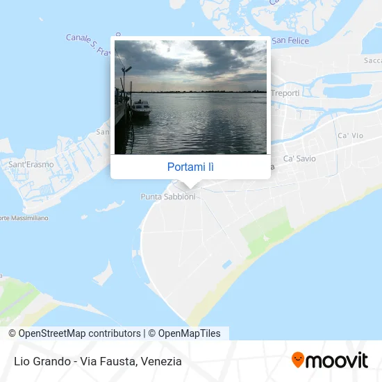 Mappa Lio Grando - Via Fausta
