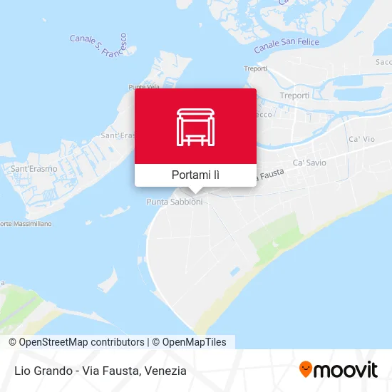 Mappa Lio Grando - Via Fausta