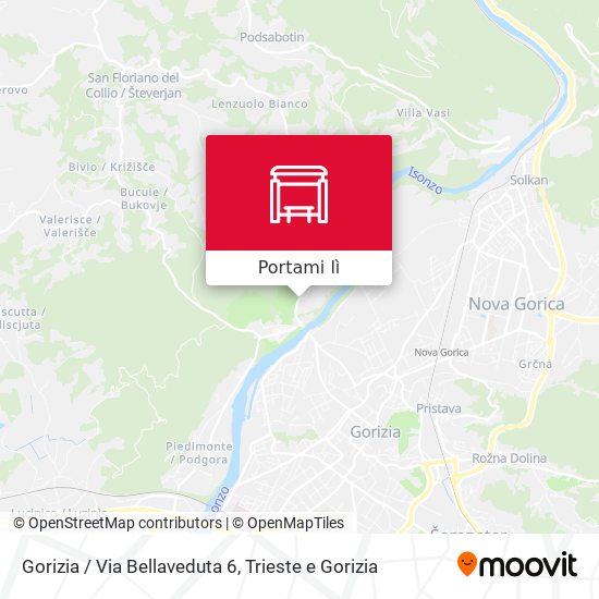 Mappa Gorizia / Via Bellaveduta 6
