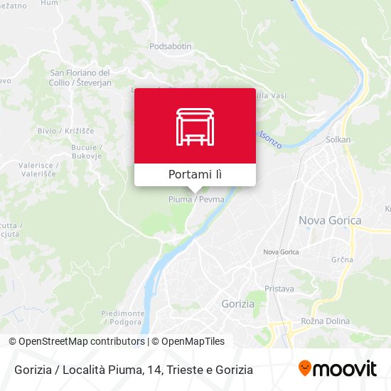 Mappa Gorizia / Località Piuma, 14