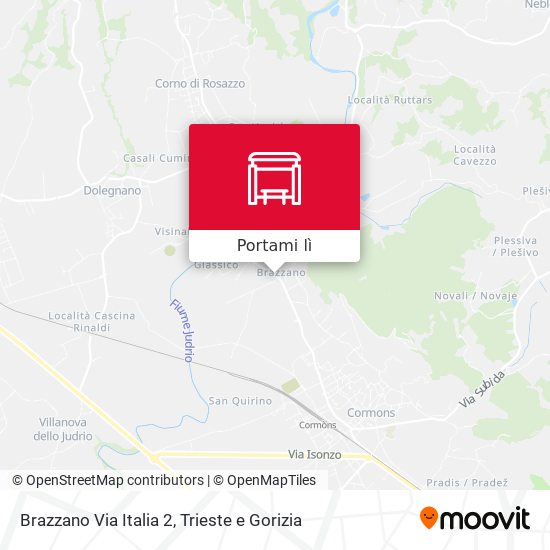 Mappa Brazzano Via Italia 2