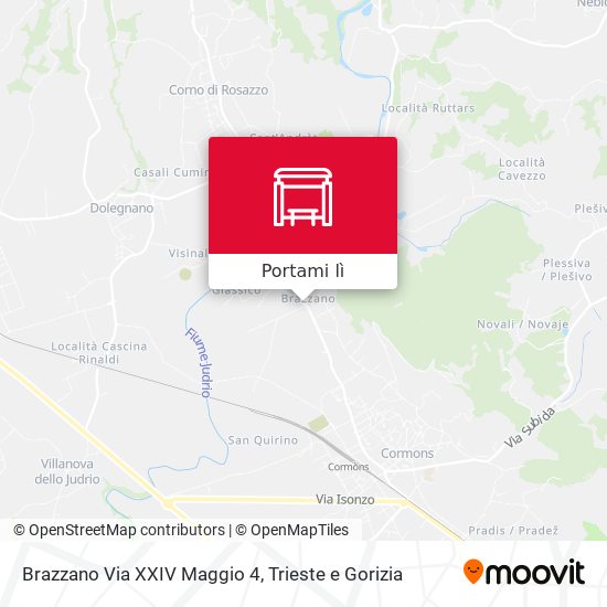 Mappa Brazzano Via XXIV Maggio 4