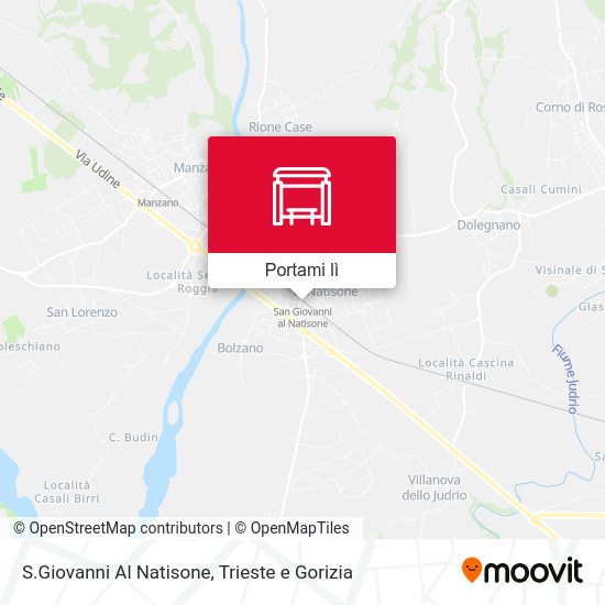 Mappa S.Giovanni Al Natisone
