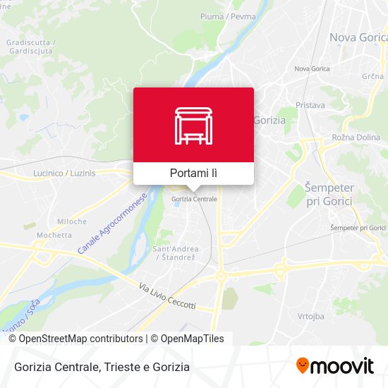 Mappa Gorizia Centrale