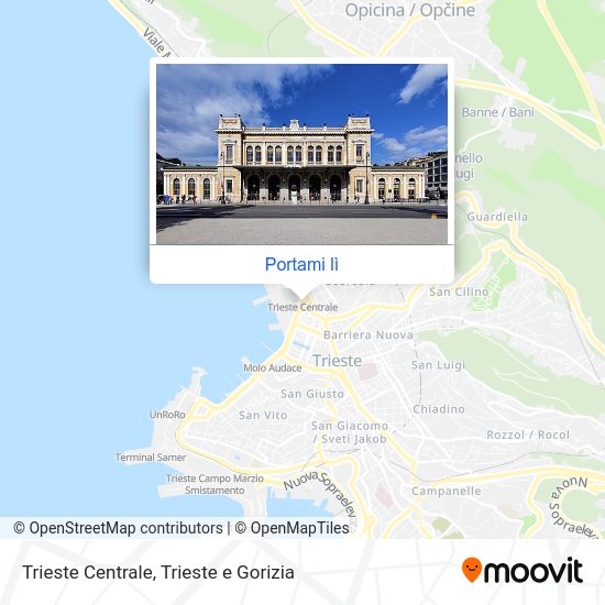 Mappa Trieste Centrale