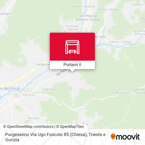 Mappa Purgessimo Via Ugo Foscolo 85 (Chiesa)