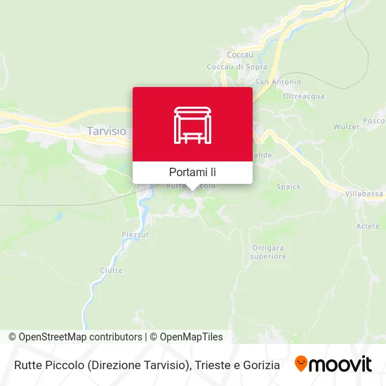 Mappa Rutte Piccolo (Direzione Tarvisio)