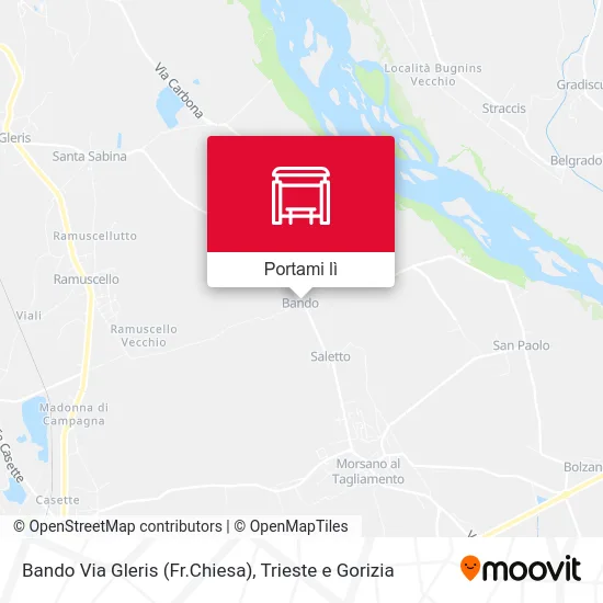 Mappa Bando Via Gleris (Fr.Chiesa)