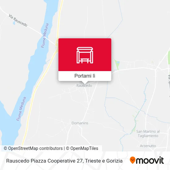 Mappa Rauscedo Piazza Cooperative 27