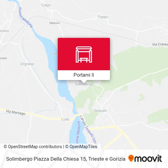 Mappa Solimbergo Piazza Della Chiesa 15