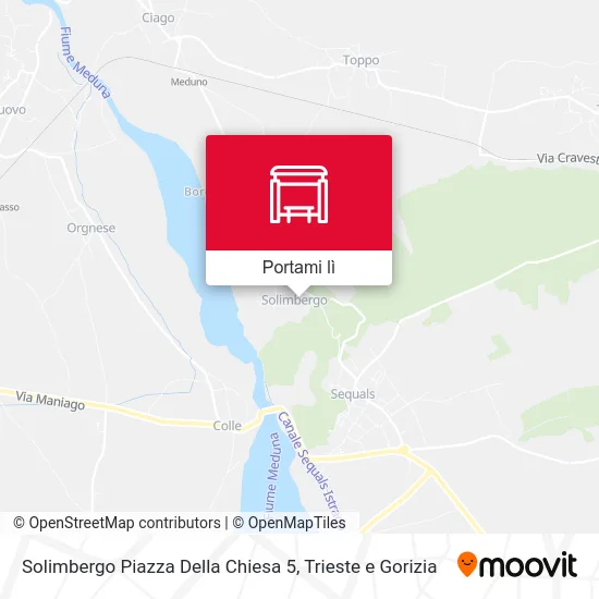 Mappa Solimbergo Piazza Della Chiesa 5