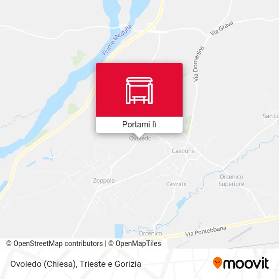 Mappa Ovoledo (Chiesa)