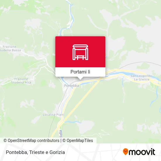 Mappa Pontebba