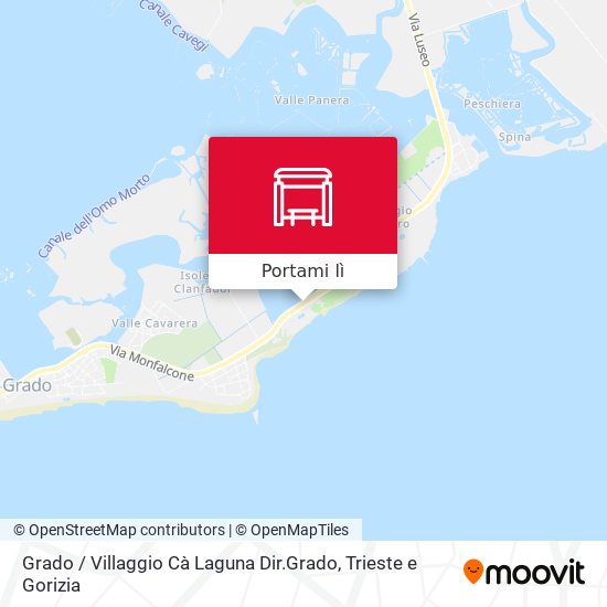 Mappa Grado / Villaggio Cà Laguna Dir.Grado