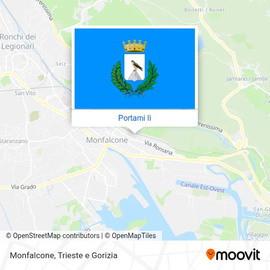 Mappa Monfalcone