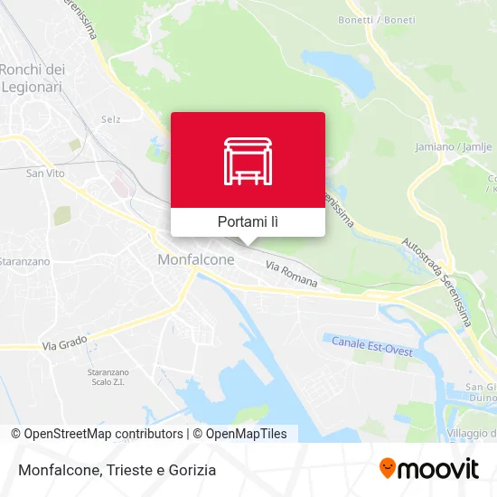 Mappa Monfalcone