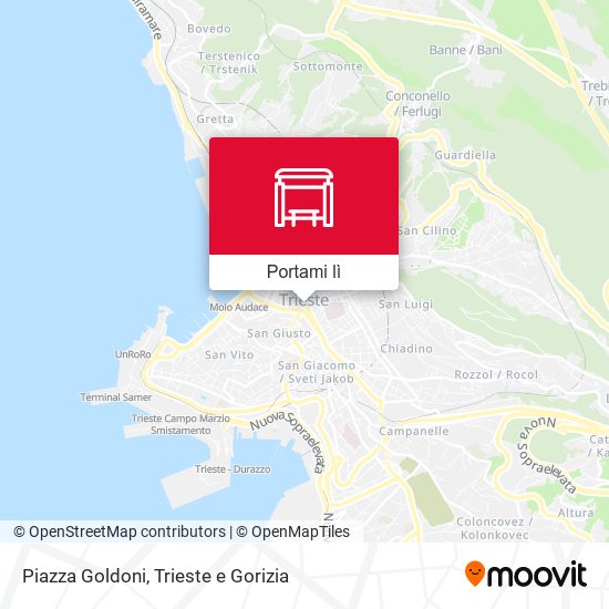 Mappa Piazza Goldoni