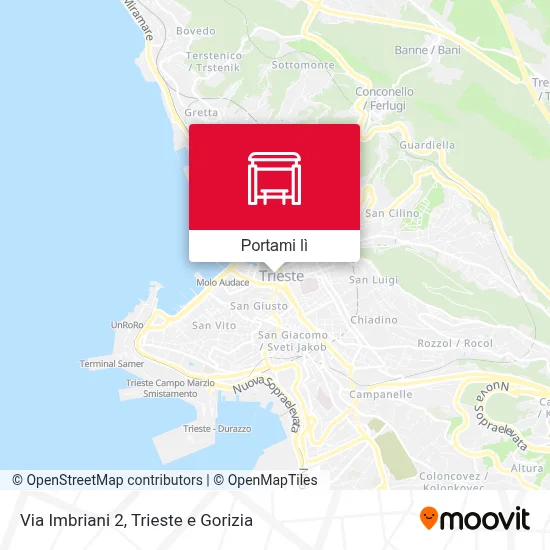 Mappa Via Imbriani 2