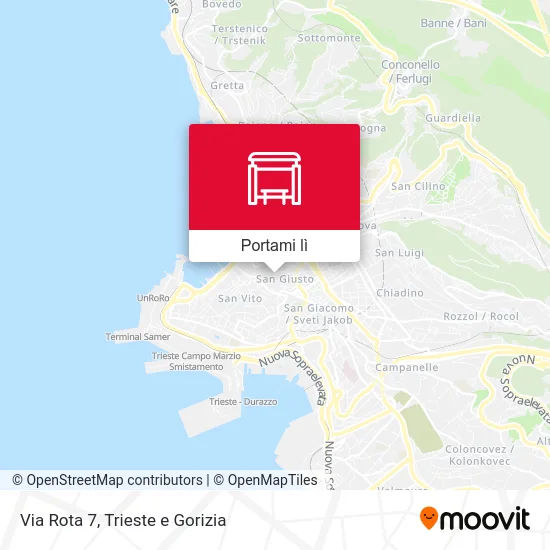 Mappa Via Rota 7