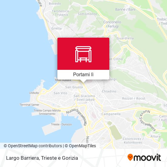 Mappa Largo Barriera