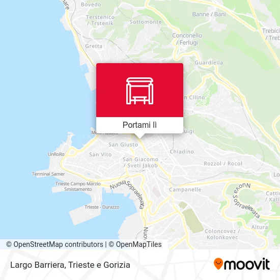 Mappa Largo Barriera