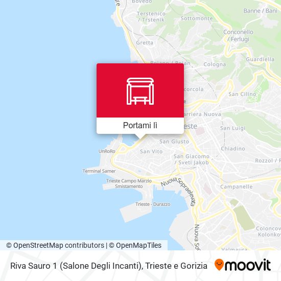 Mappa Riva Sauro 1 (Salone Degli Incanti)