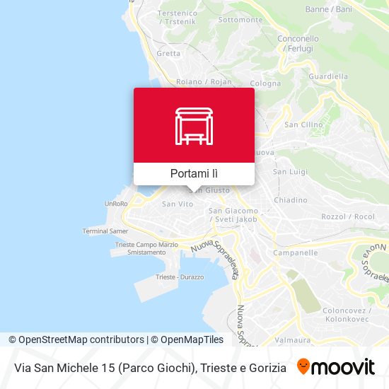 Mappa Via San Michele 15 (Parco Giochi)