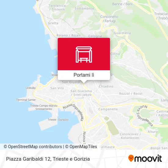 Mappa Piazza Garibaldi 12