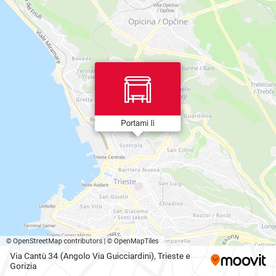 Mappa Via Cantù 34 (Angolo Via Guicciardini)