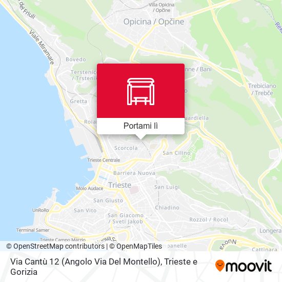 Mappa Via Cantù 12 (Angolo Via Del Montello)