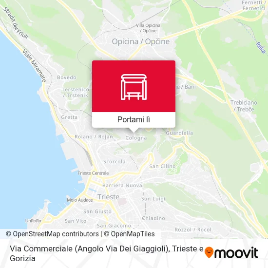 Mappa Via Commerciale (Angolo Via Dei Giaggioli)