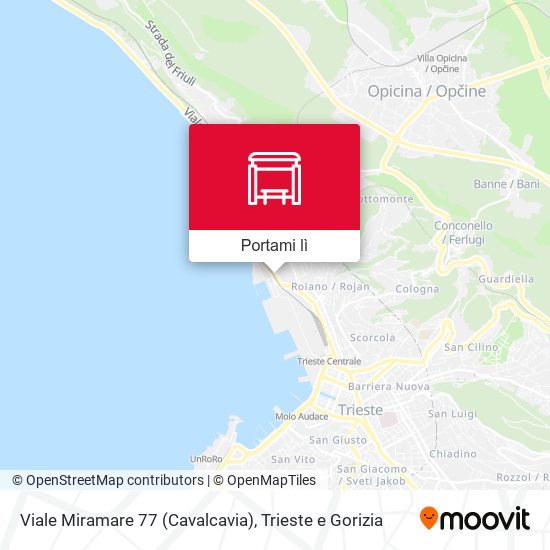 Mappa Viale Miramare 77 (Cavalcavia)