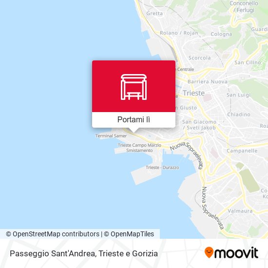 Mappa Passeggio Sant'Andrea