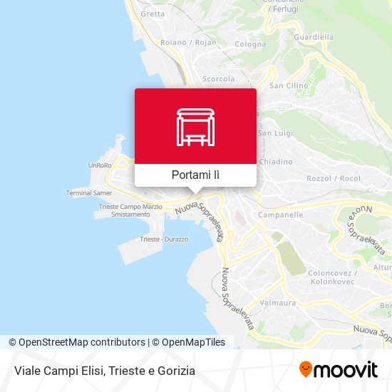 Mappa Viale Campi Elisi