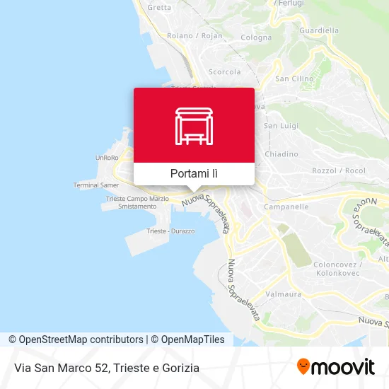 Mappa Via San Marco 52